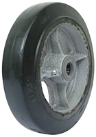 HB Cast Iron Center Moldon Rubber Wheel