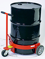 Spill-Less Open Drum Truck - Use