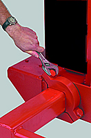 1,500 & 2,000 lb Capacity Powered Stacker - Fork Model - Detail