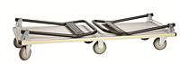 Aluminum Folding Handle Long Deck Truck - Use