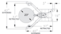 Ergonomic Drum Handler Scale Model - ± 0.25% of Applied Load (240155) - Schematic Diagram