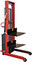 30" x 33" Platform 36" O.D. Fixed Base Lift Powered Stacker